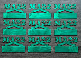Cannabis-themed recognition artwork set by Elite Metalworking