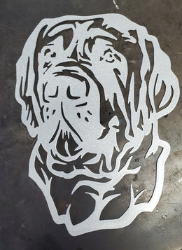 Mastiff Metal Wall Art