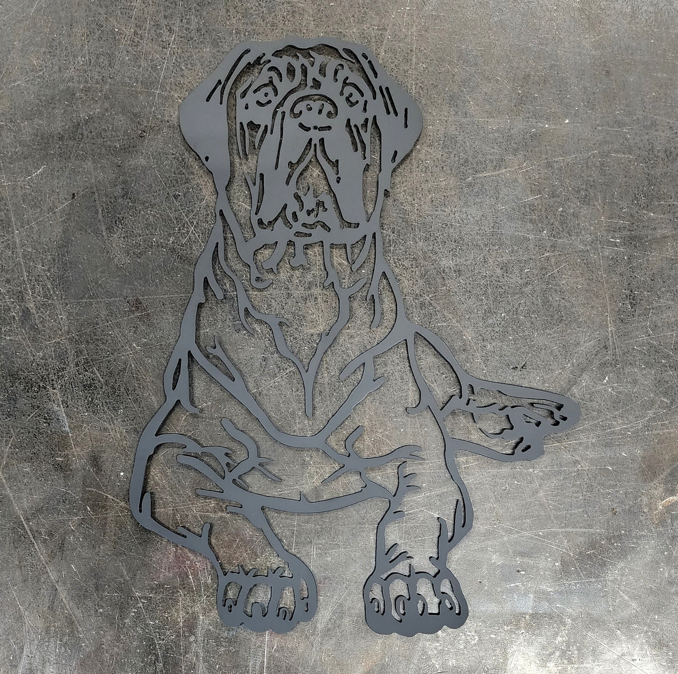 Mastiff Metal Wall Art #2