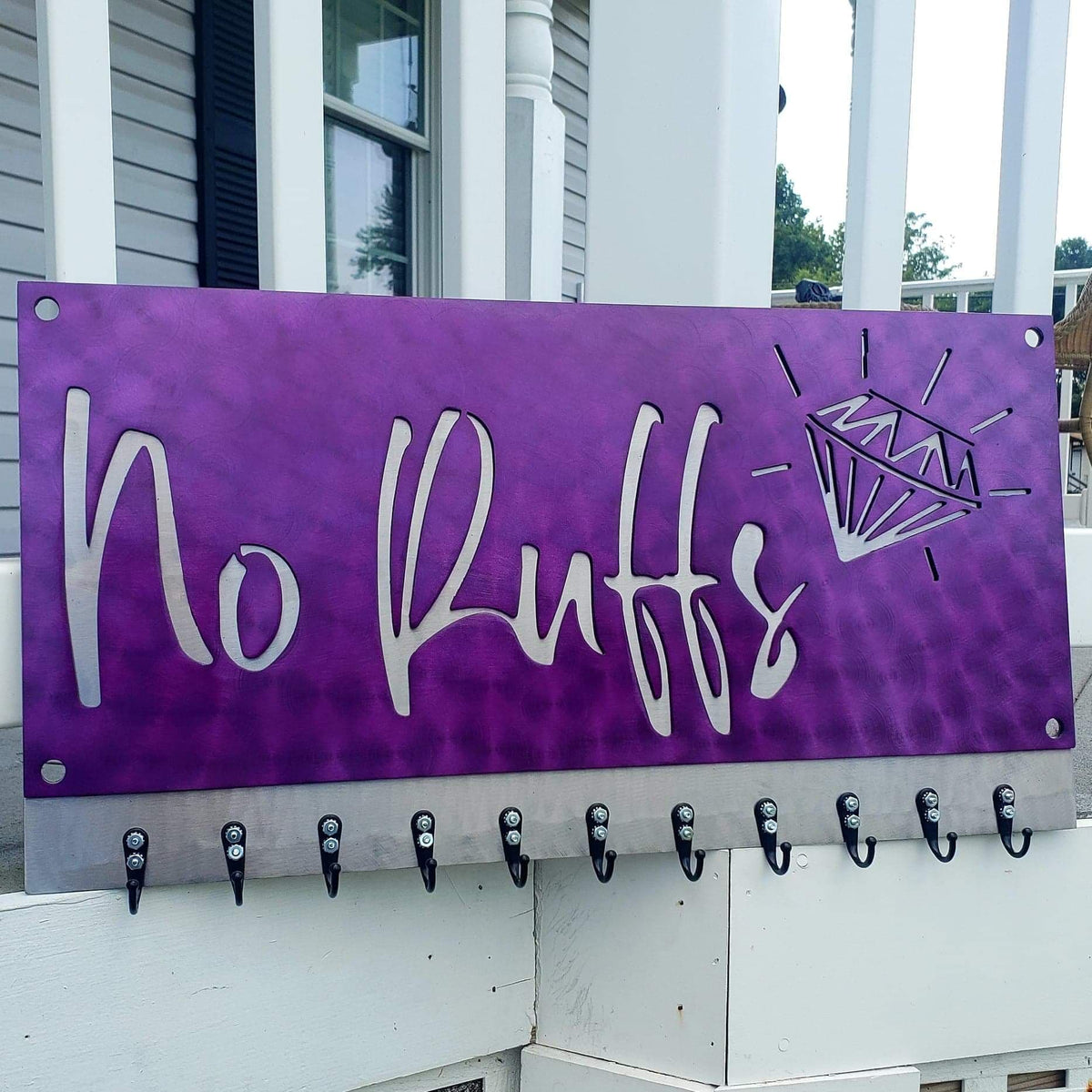 No Ruffs kennel key hanger by Elite Metalworking