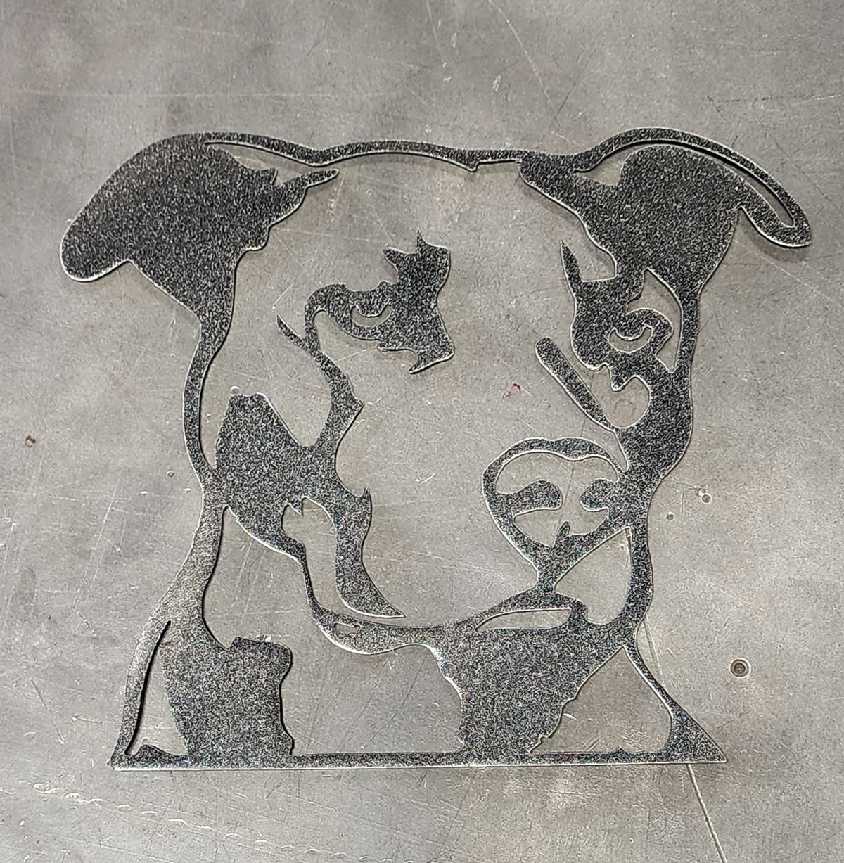Pitbull Metal Wall Art