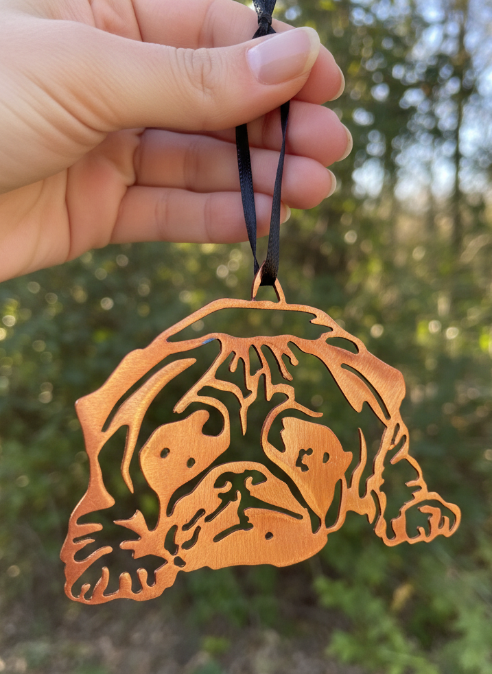 Pug Ornament #3