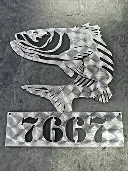 Striped Bass (Rockfish) Metal Wall Art
