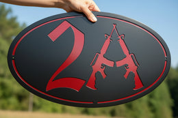Second Amendment Metal Wall Art