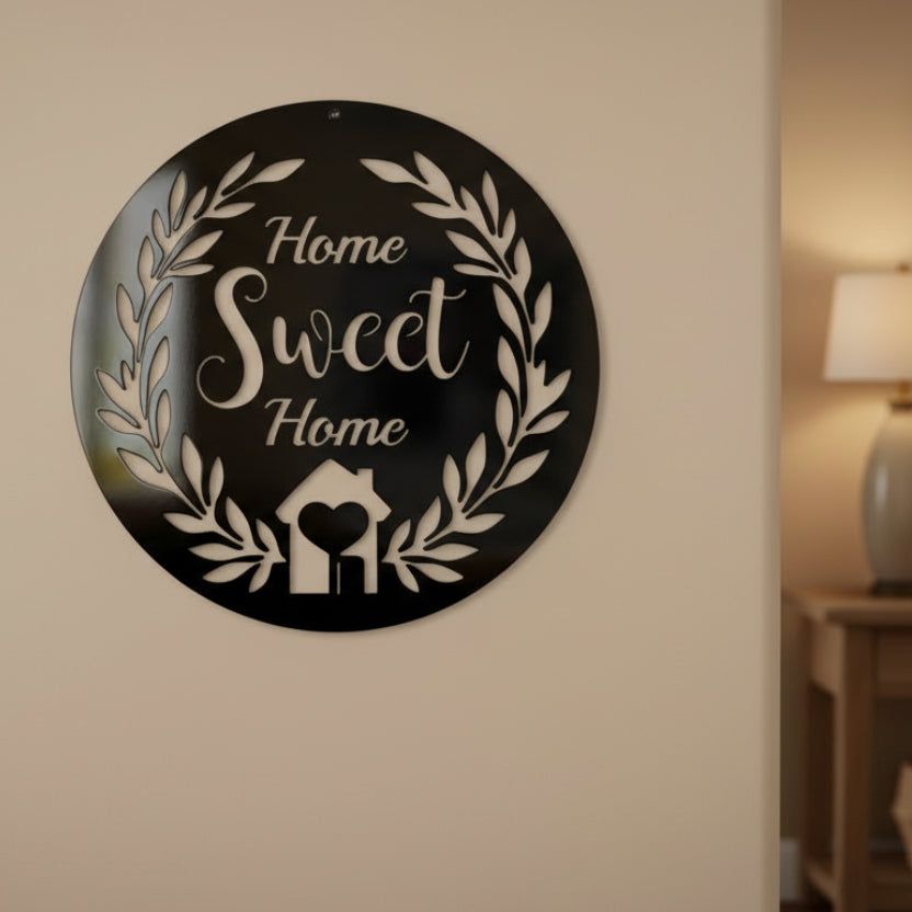 Home Sweet Home Metal Wall Art