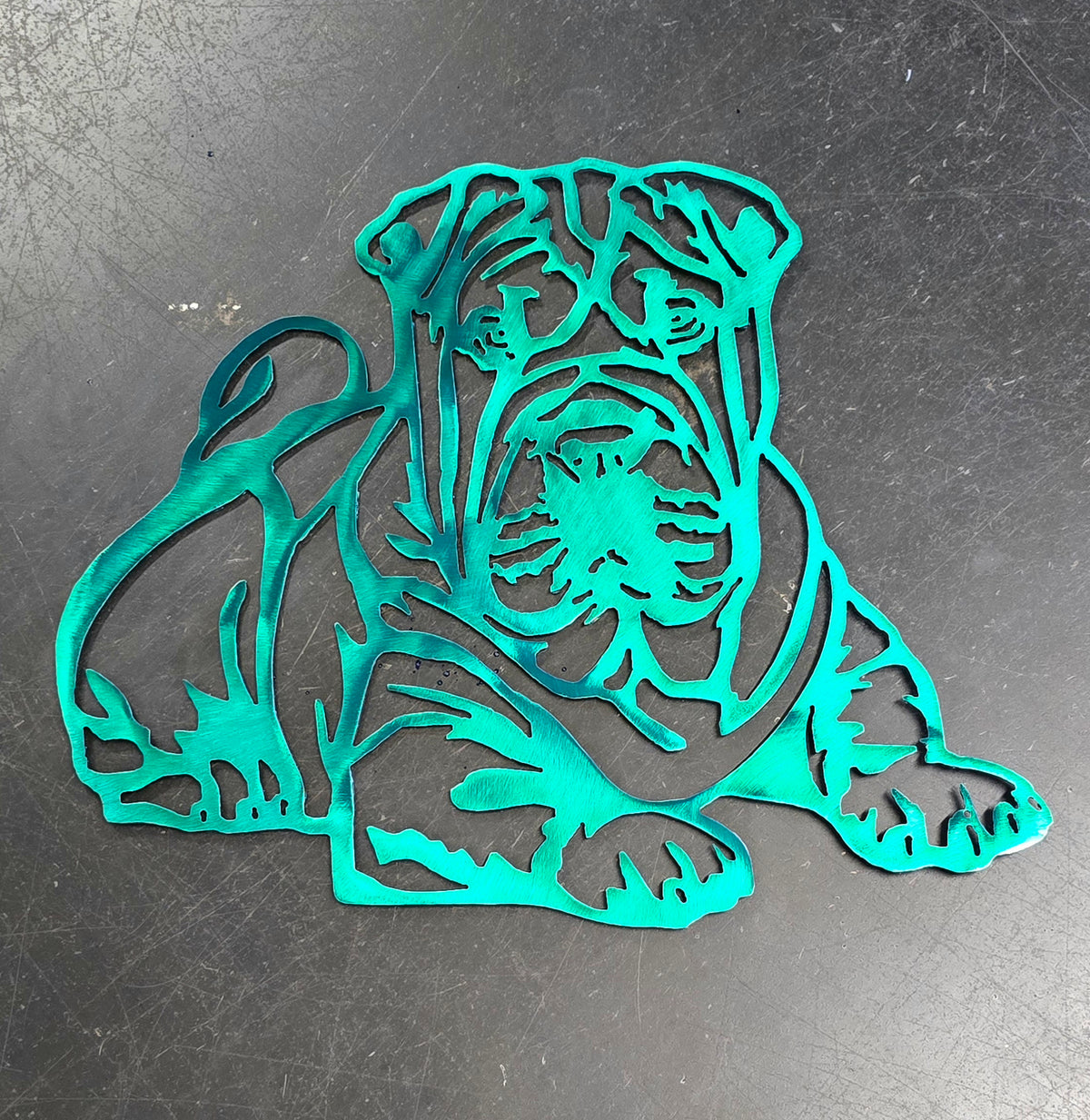 Shar Pei Metal Wall Art