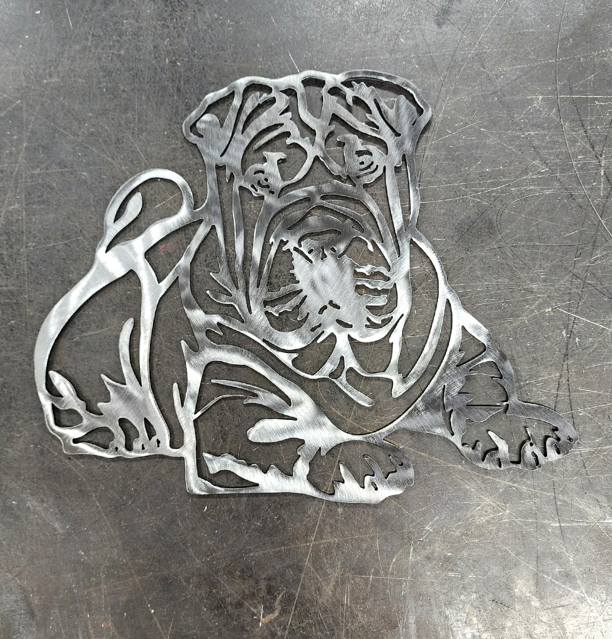 Shar Pei Metal Wall Art