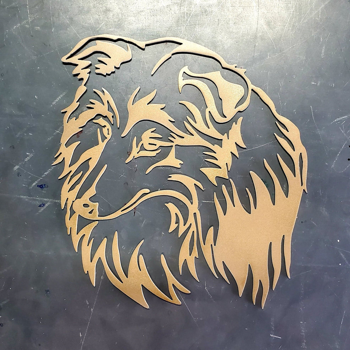 Sheltie Metal Wall Art