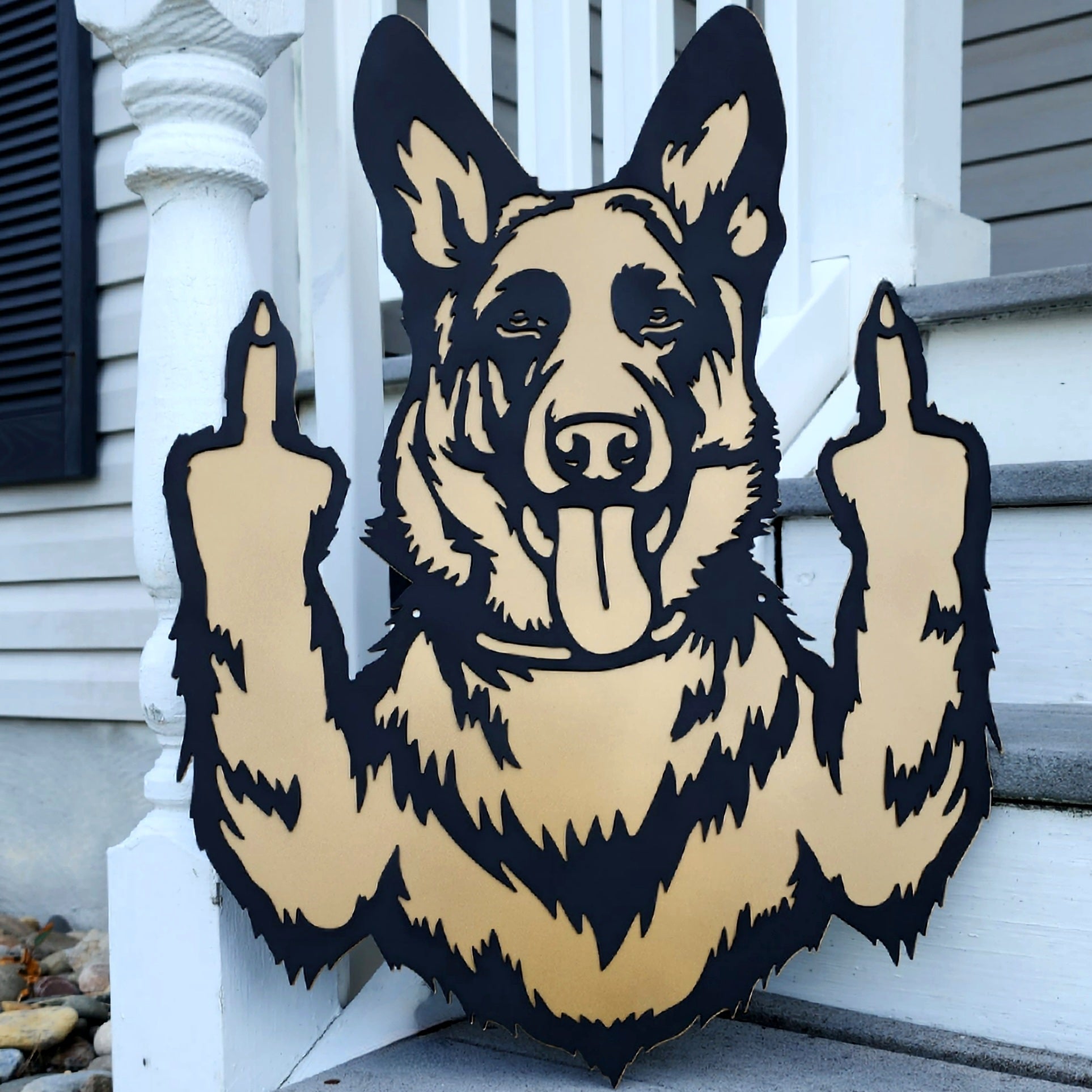 German Shepherd Metal Wall Art #3