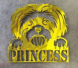 Shih Tzu Metal Wall Art