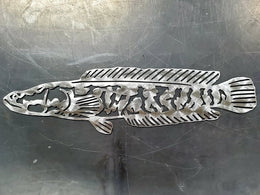 Northern Snakehead Metal Wall Art