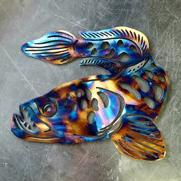 Northern Snakehead Metal Wall Art