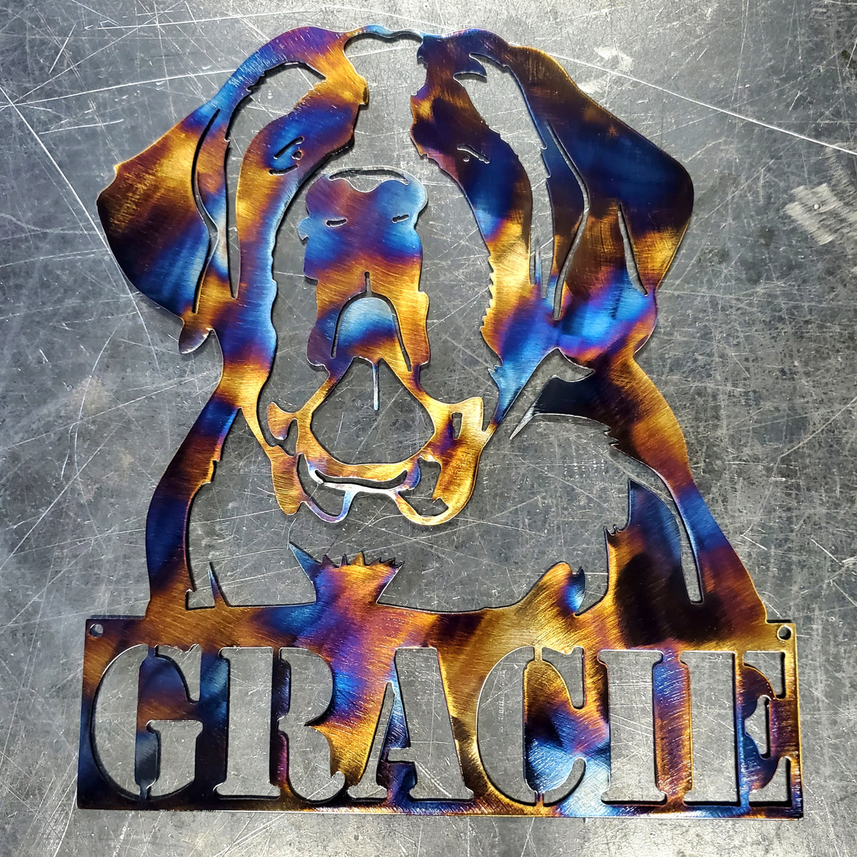 St. Bernard Metal Wall Art