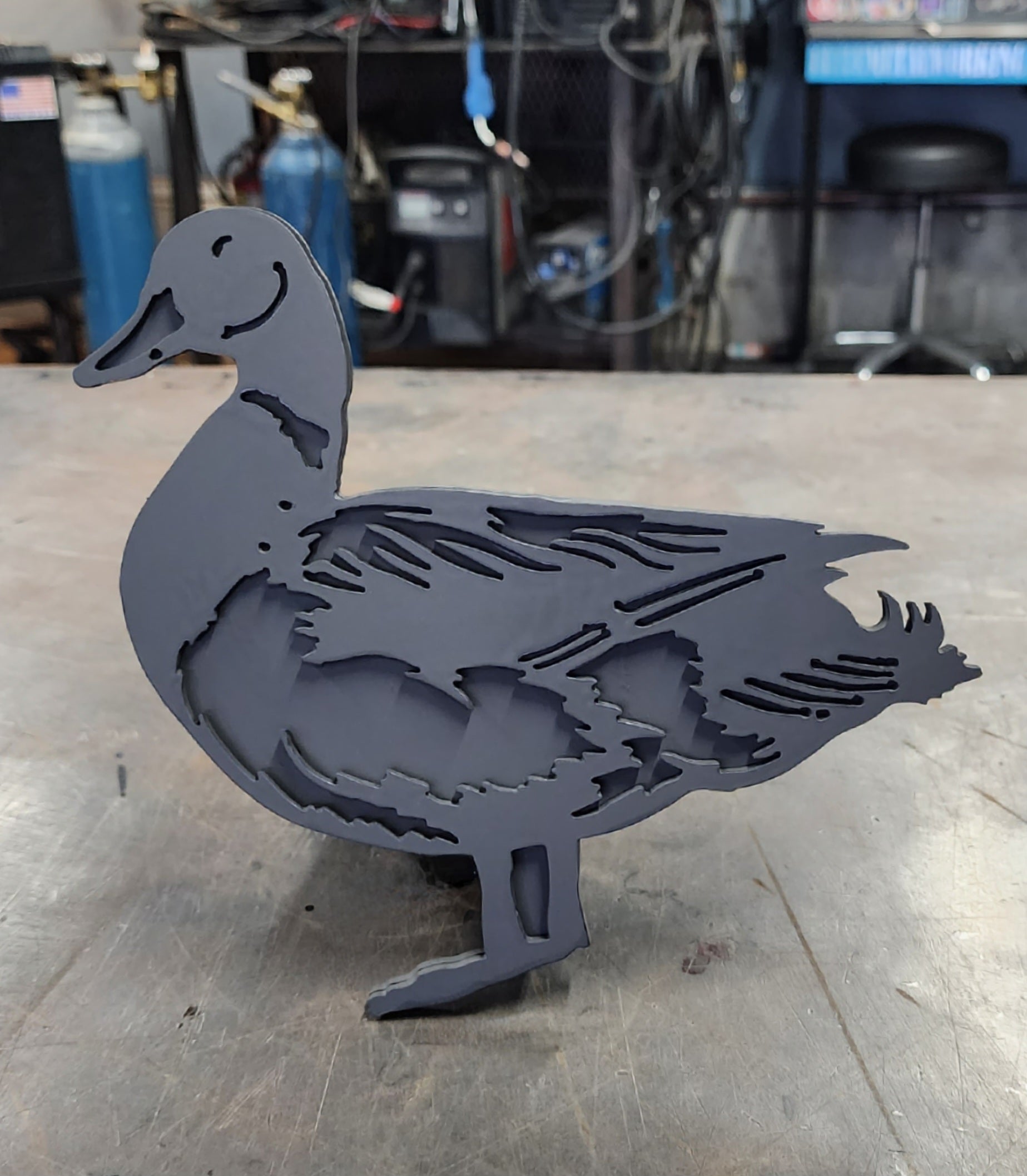 Teal Duck Hitch Cover