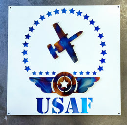 USAF patriotic artwork by Elite Metalworking