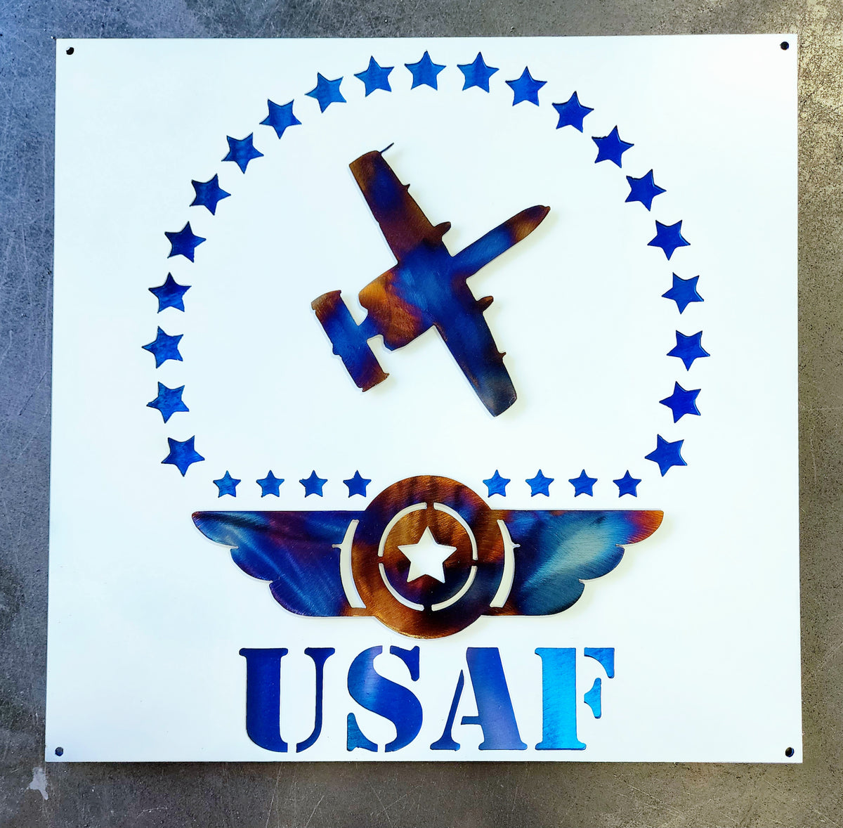 USAF patriotic artwork by Elite Metalworking