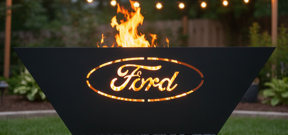 Ford Logo- Fire Pit Side