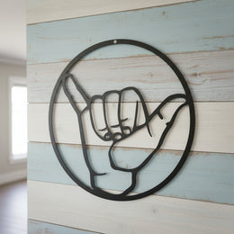 Hang Ten Metal Wall Art