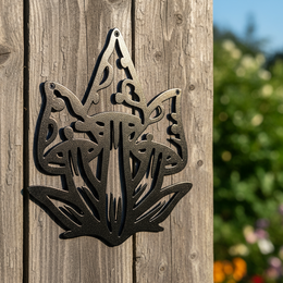 Mushroom Metal Wall Art
