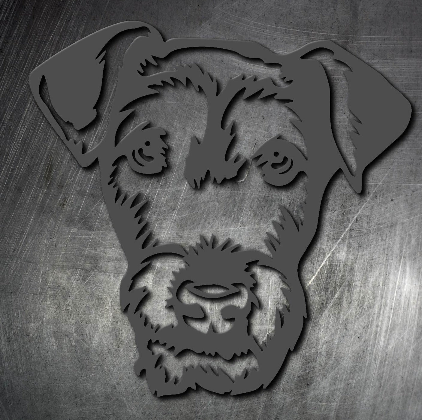 Airedale Terrier #4 Metal Art