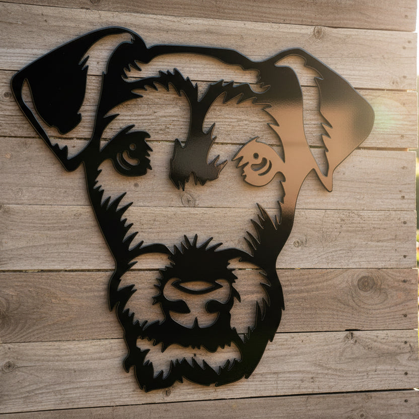 Airedale Terrier Metal Wall Art #4
