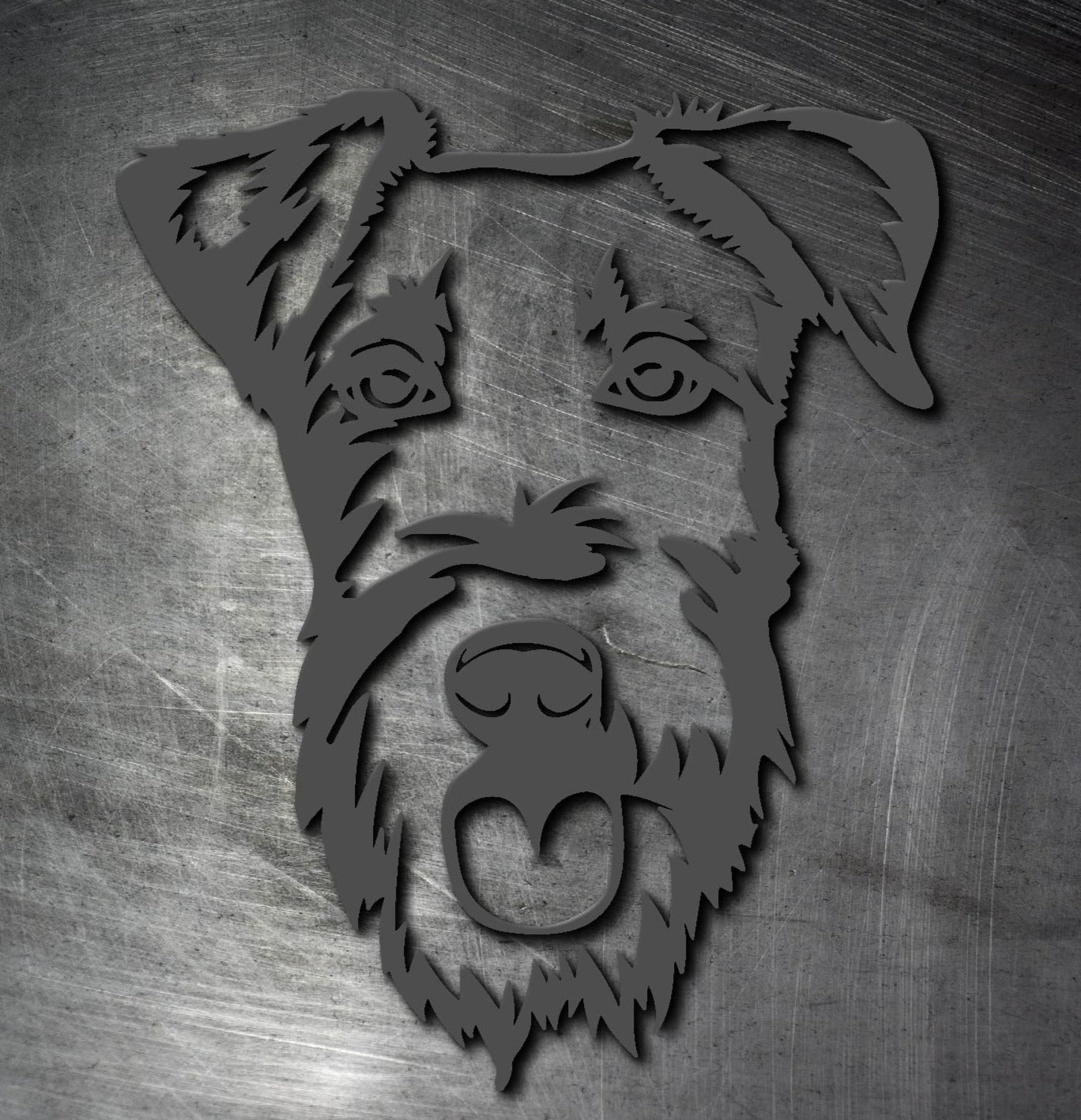 Airedale Terrier #3 Metal Art