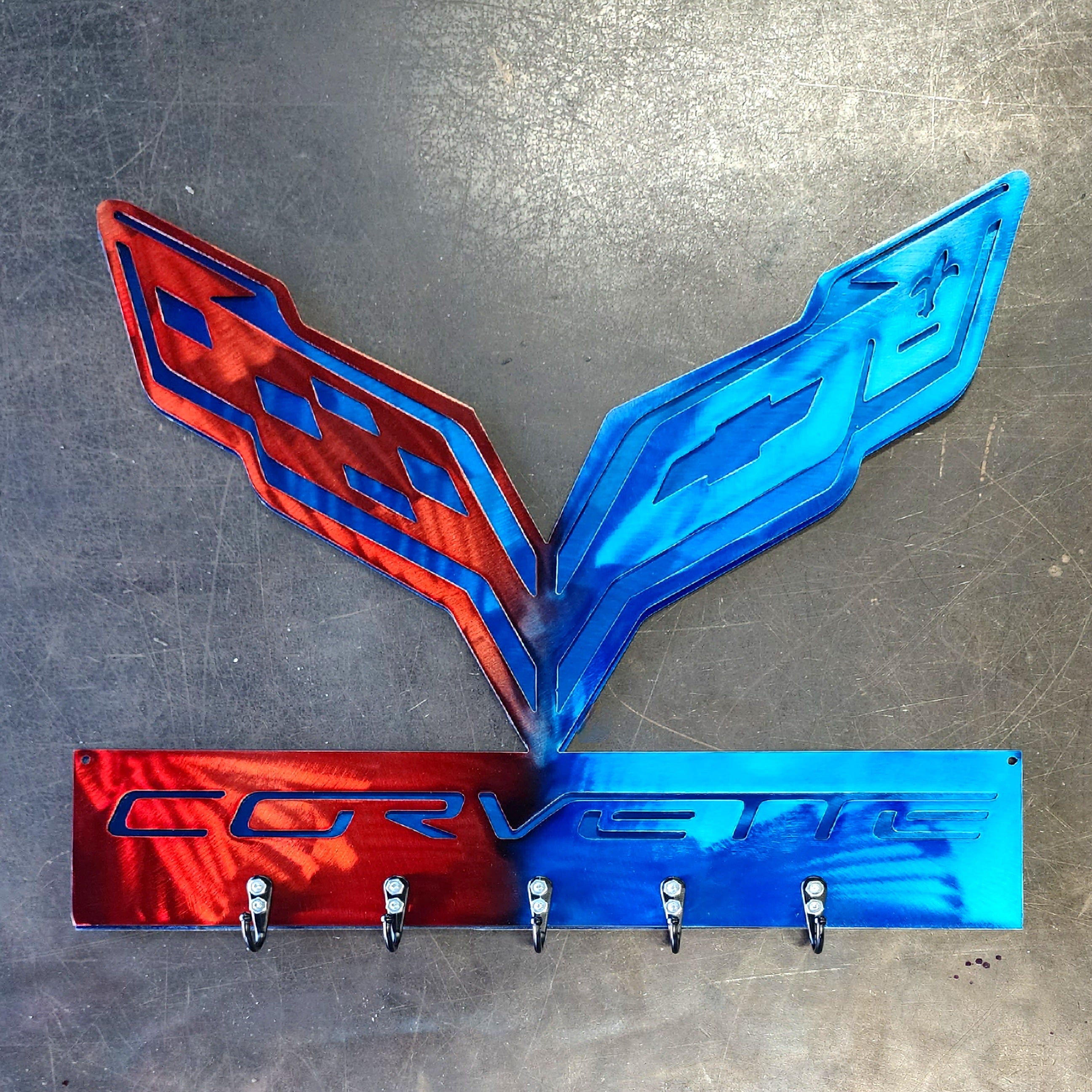 Corvette C7 Key & Leash Hanger