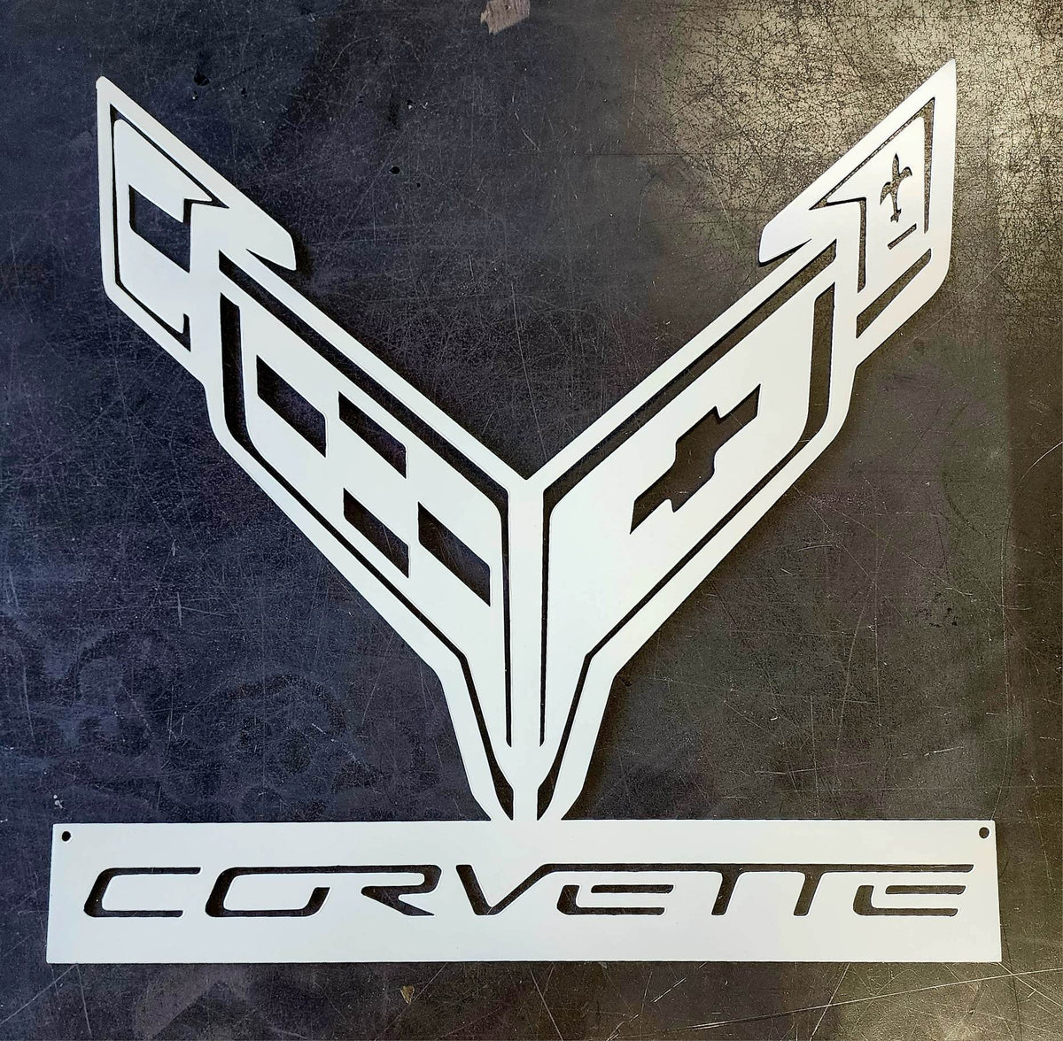 Corvette C8 Metal Wall Art #2