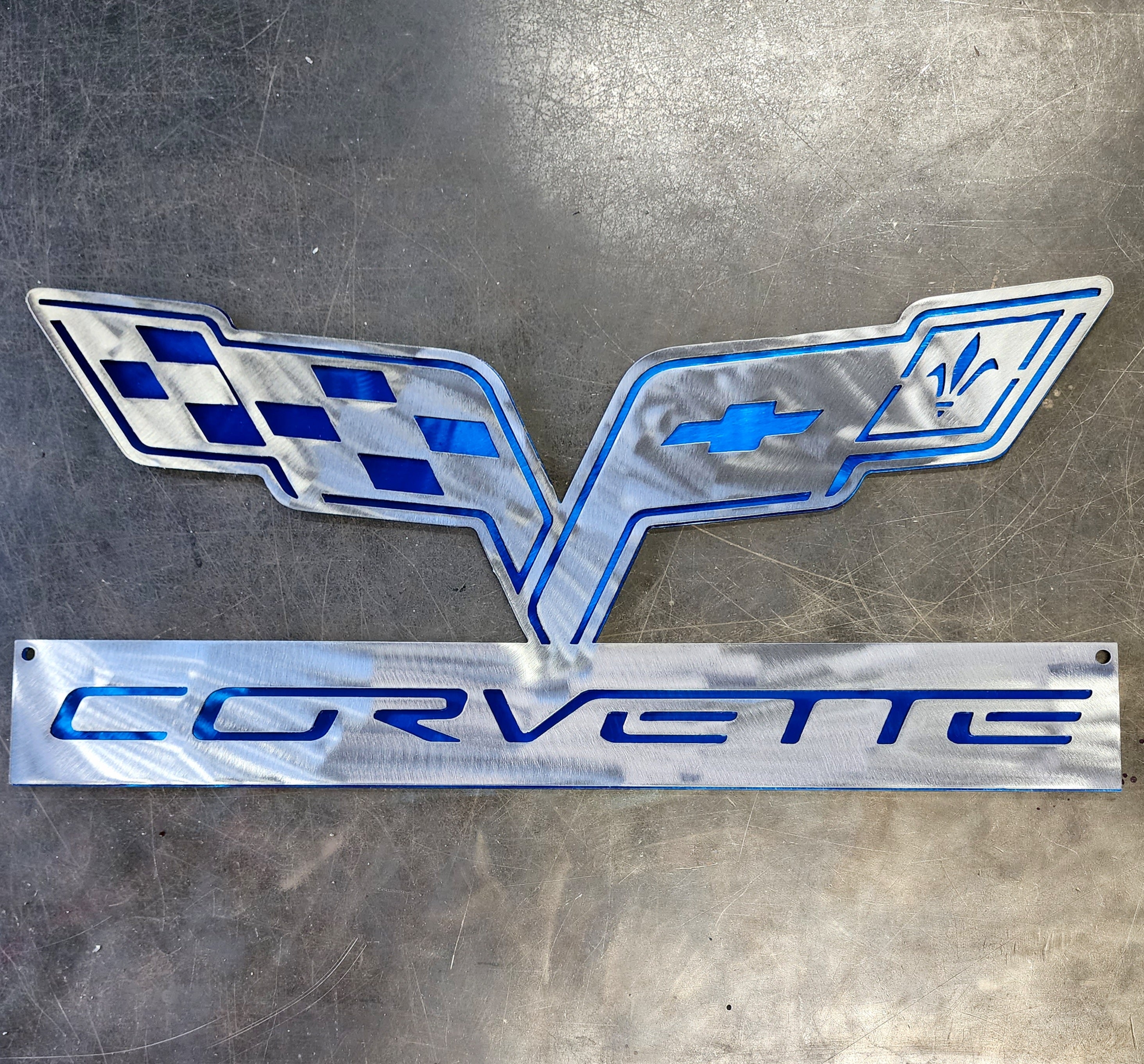 Corvette C6 Metal Art