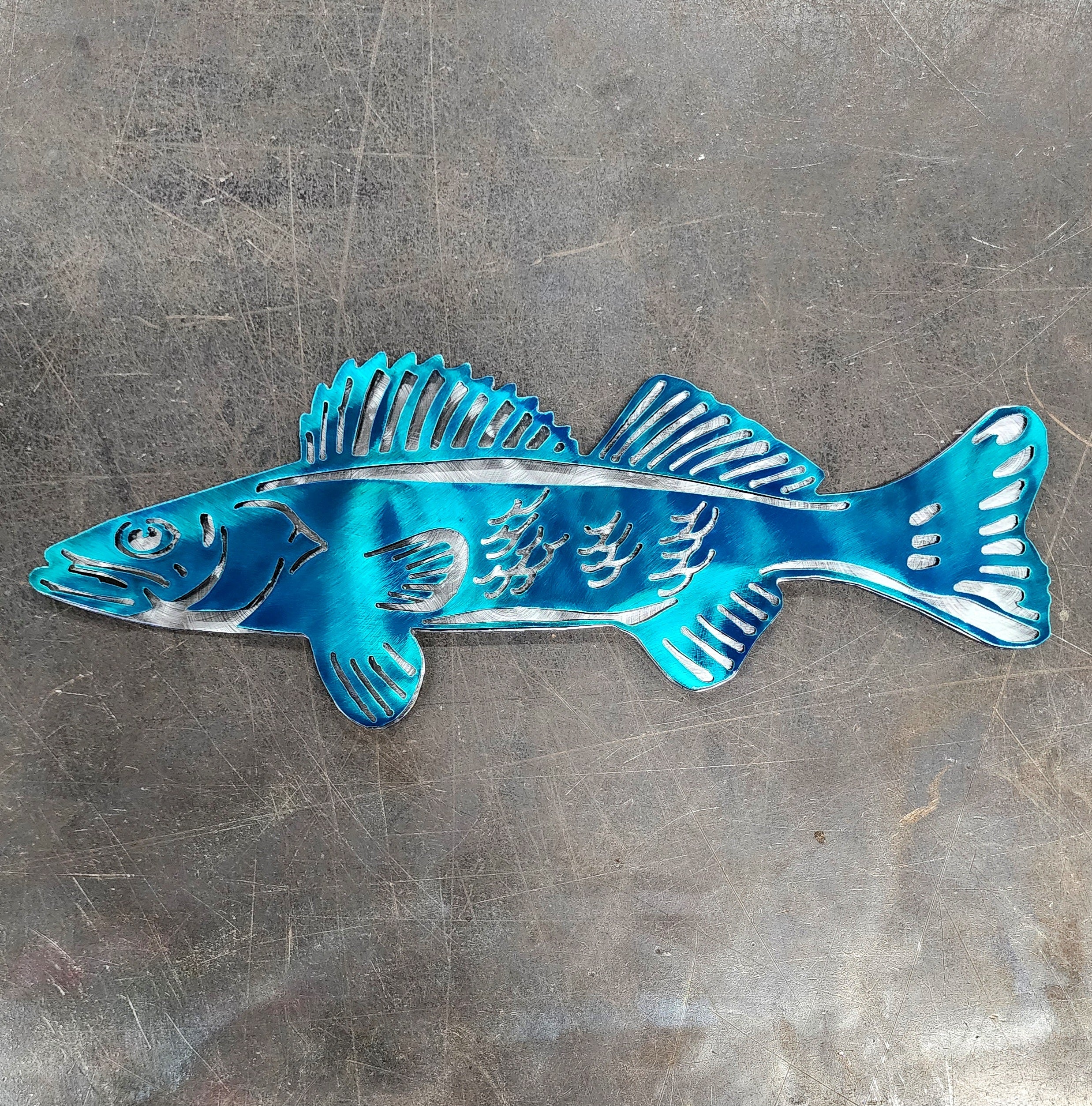 Walleye #2 Metal Art