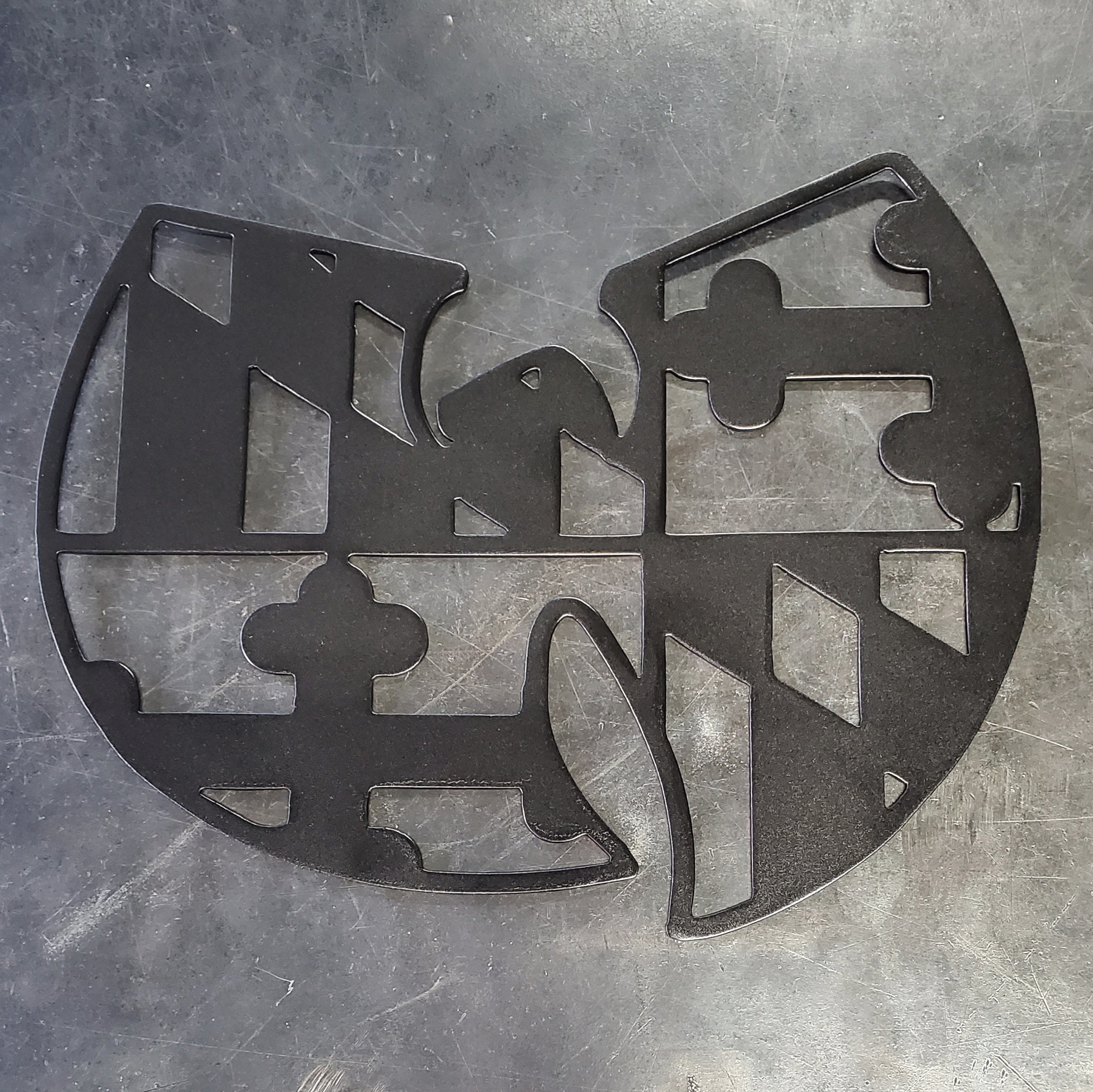 Maryland "W" Metal Art