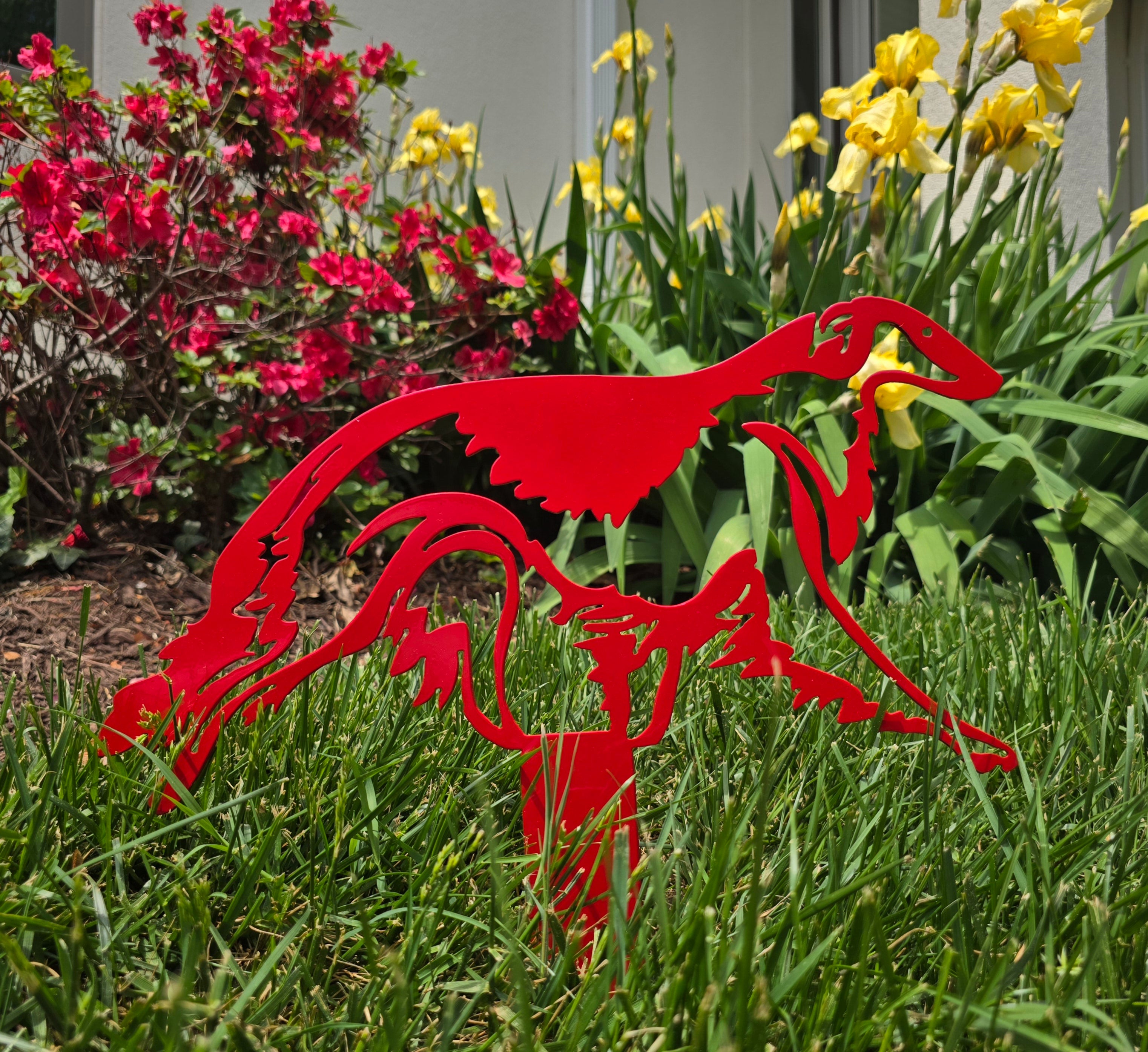 Borzoi Garden Stake #2