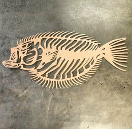 Flounder Metal Wall Art