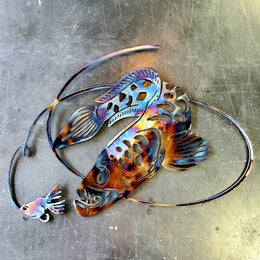 Northern Snakehead Metal Wall Art