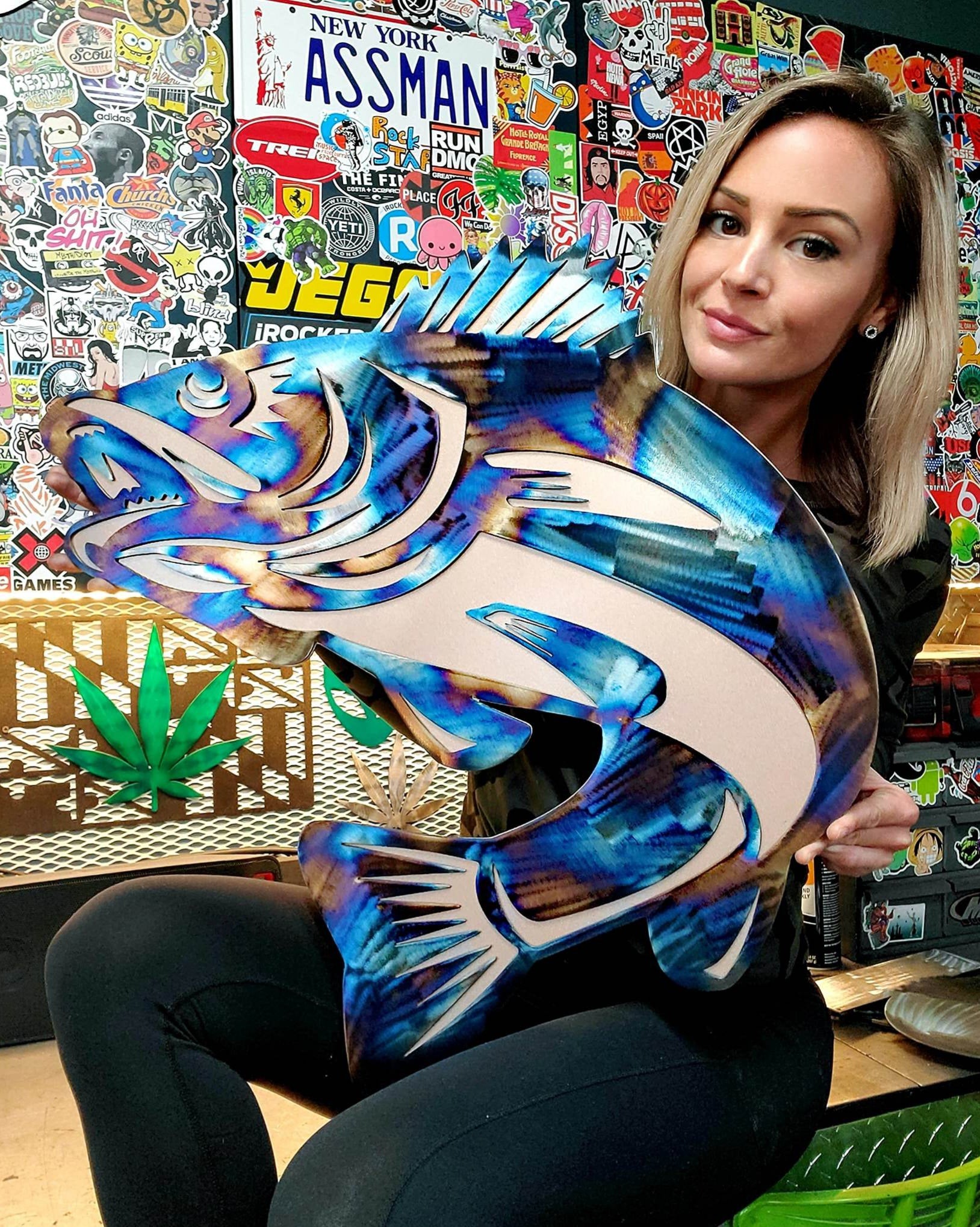 Walleye #1 Metal Art