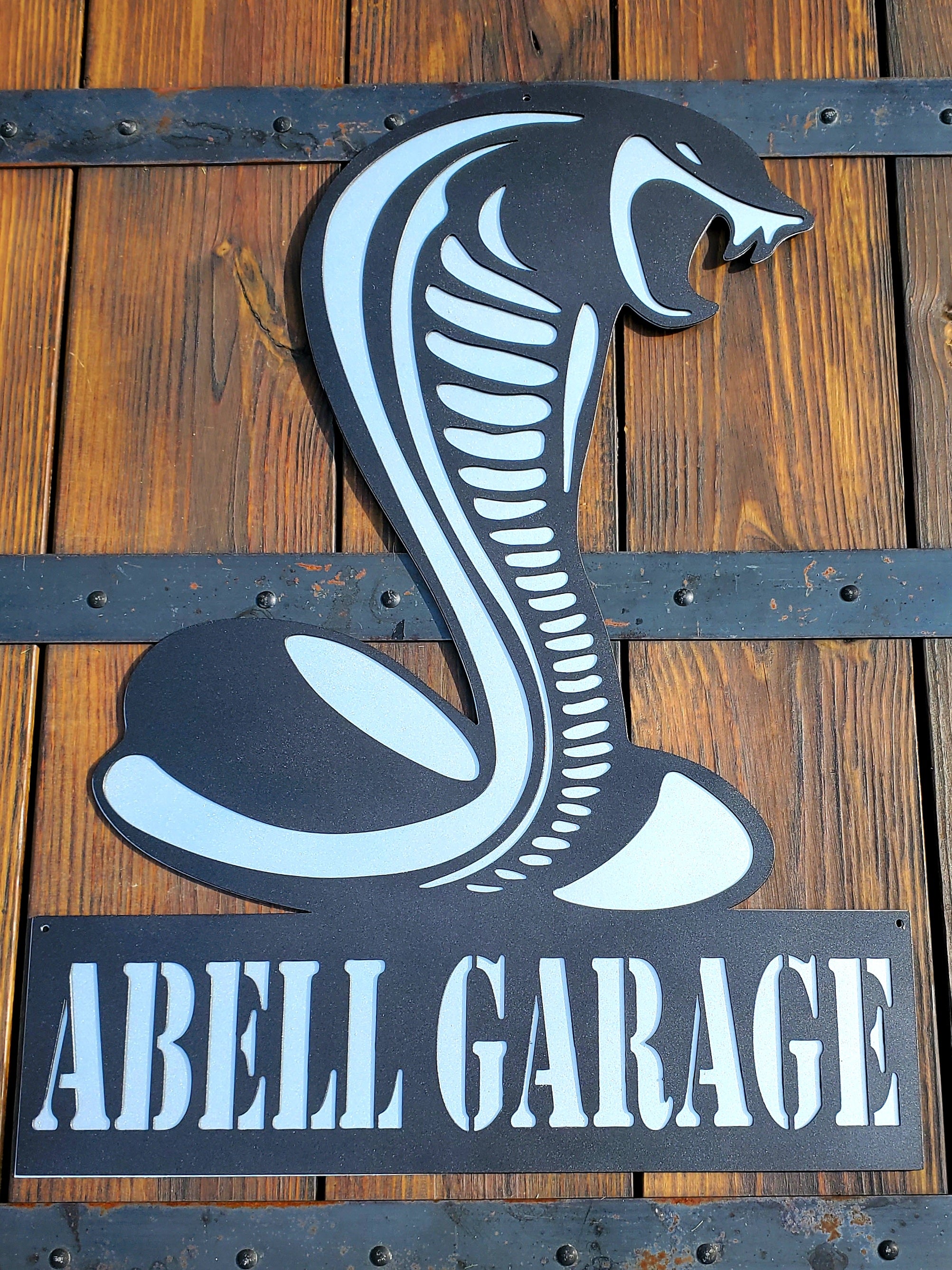 Black Metallic & Silver Metallic