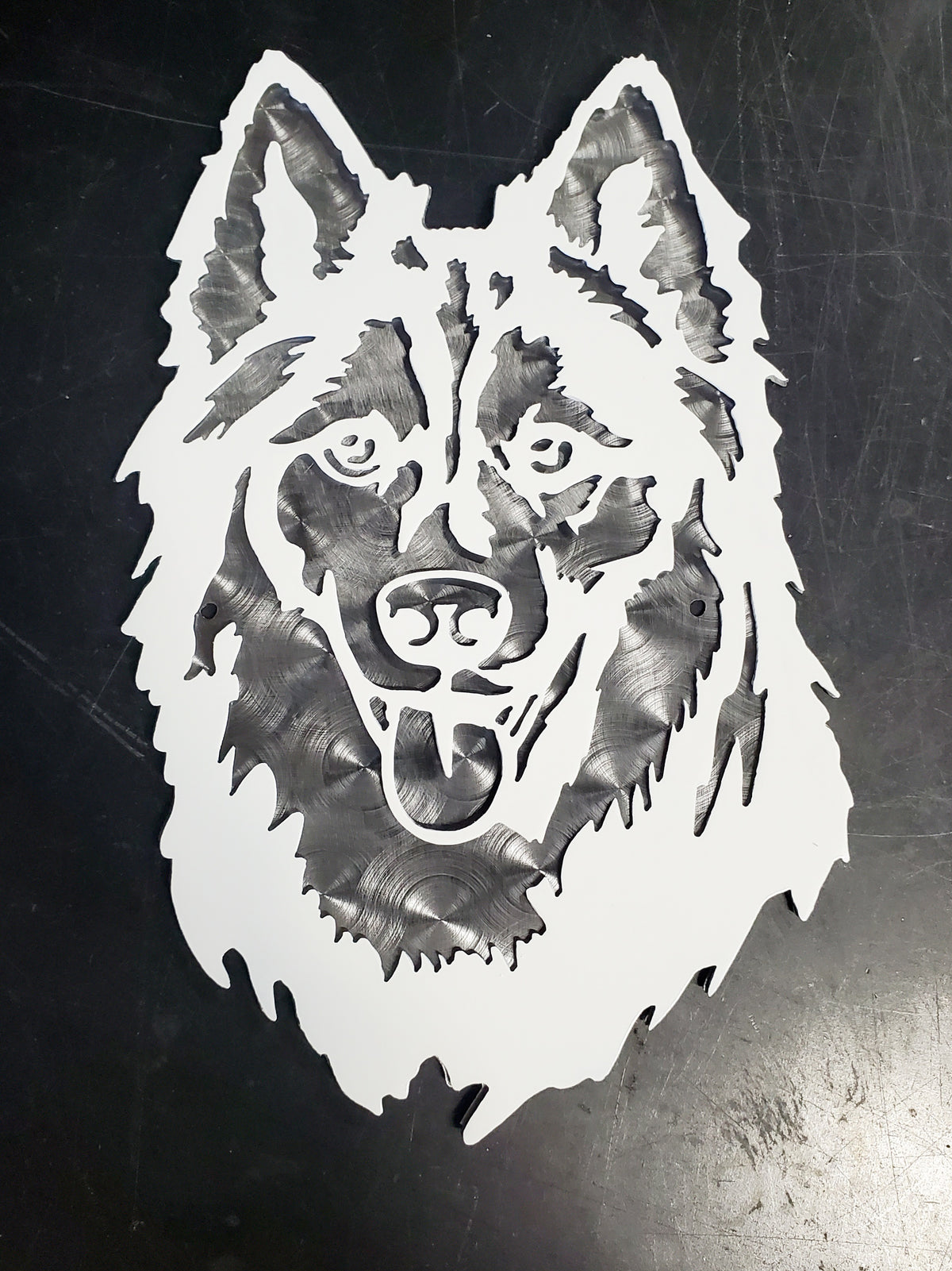 Husky Metal Wall Art