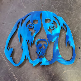 Coonhound Blue Tick Metal Wall Art