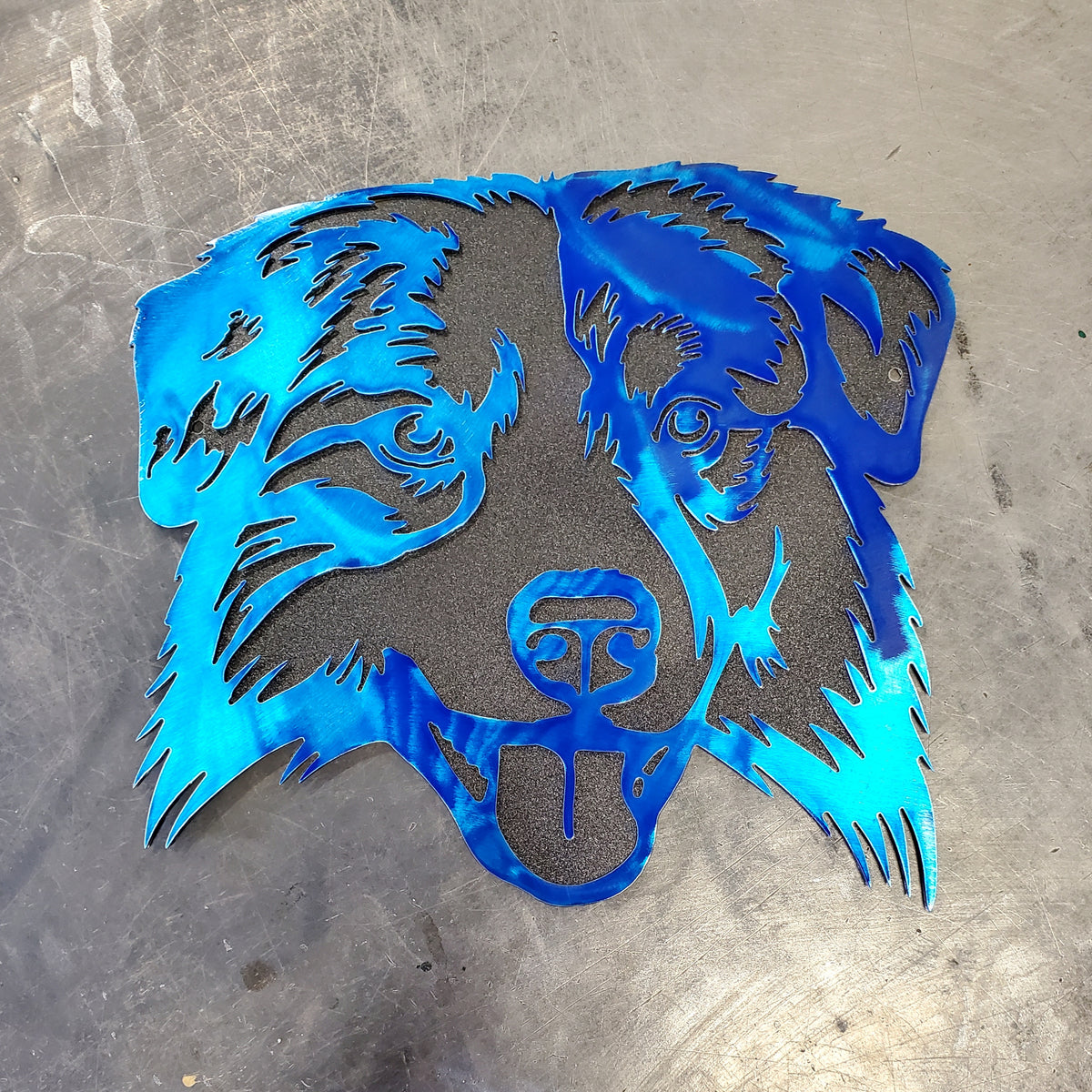 Australian Shepherd Metal Wall Art