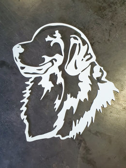 Golden Retriever Metal Wall Art