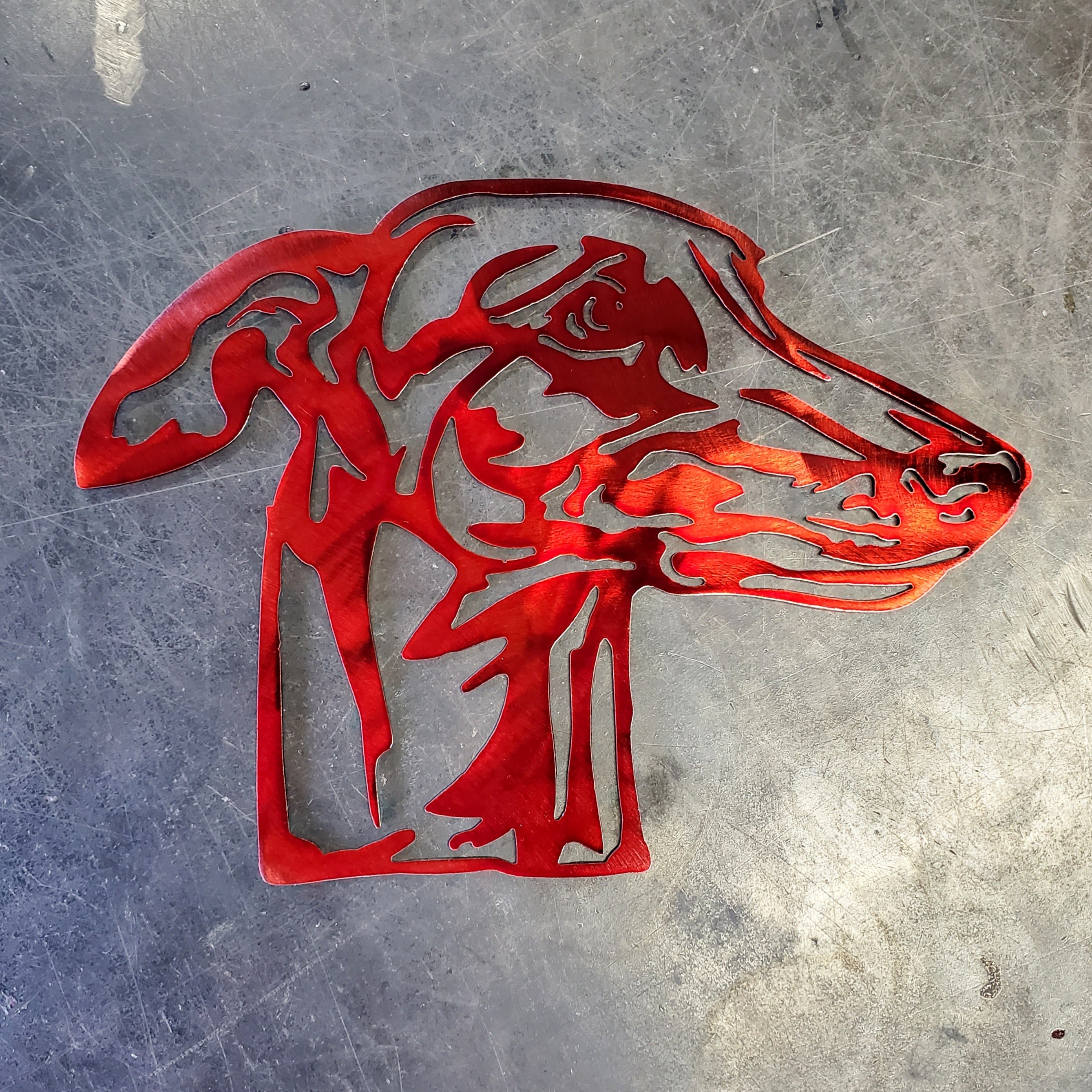 Greyhound #2 Metal Art