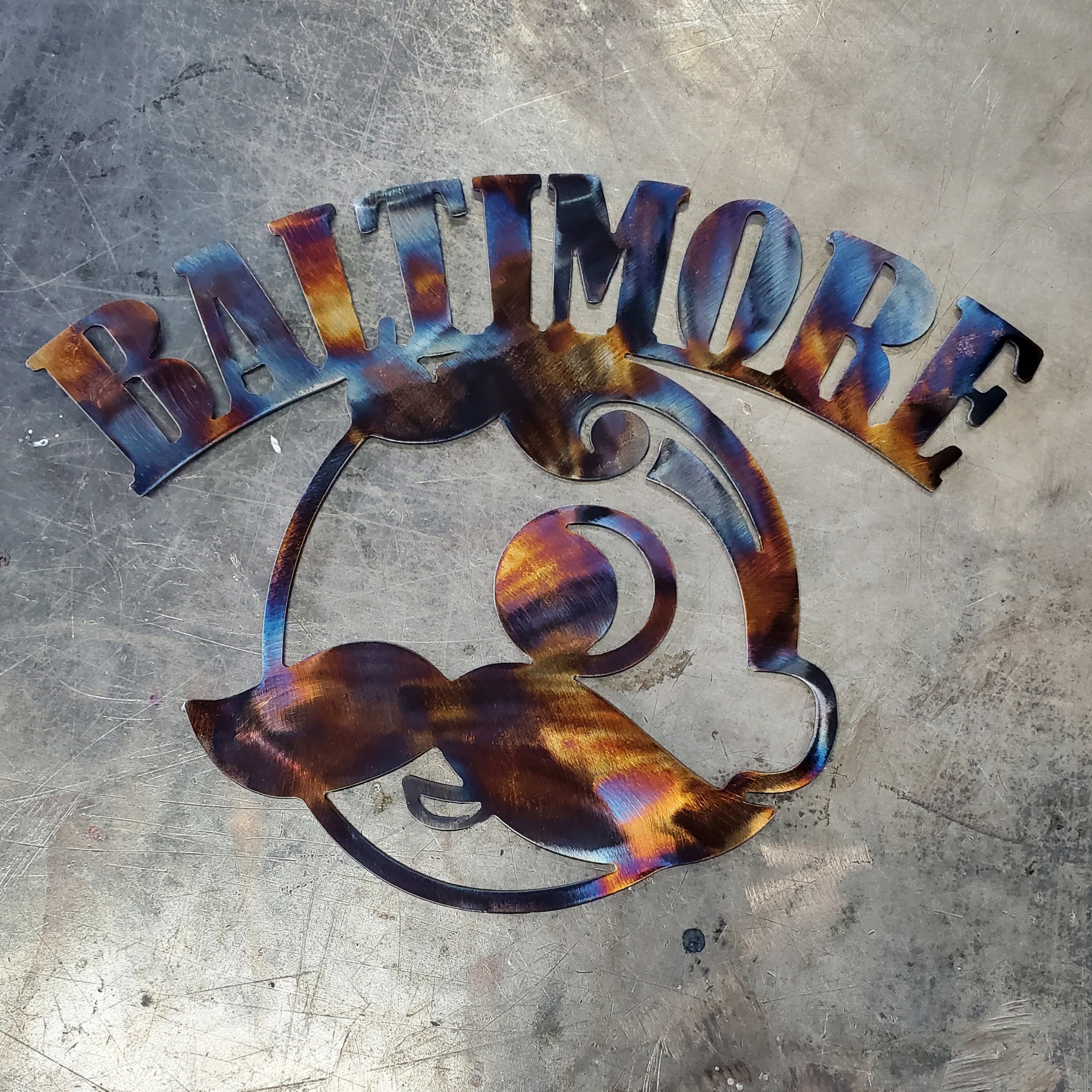 Natty Boh Baltimore Metal Art