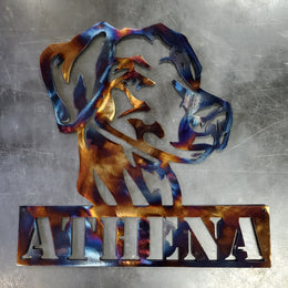 Doberman Pinscher Metal Wall Art