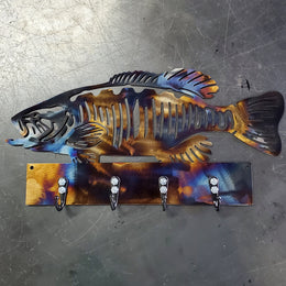 Smallmouth Bass Key & Leash Hanger