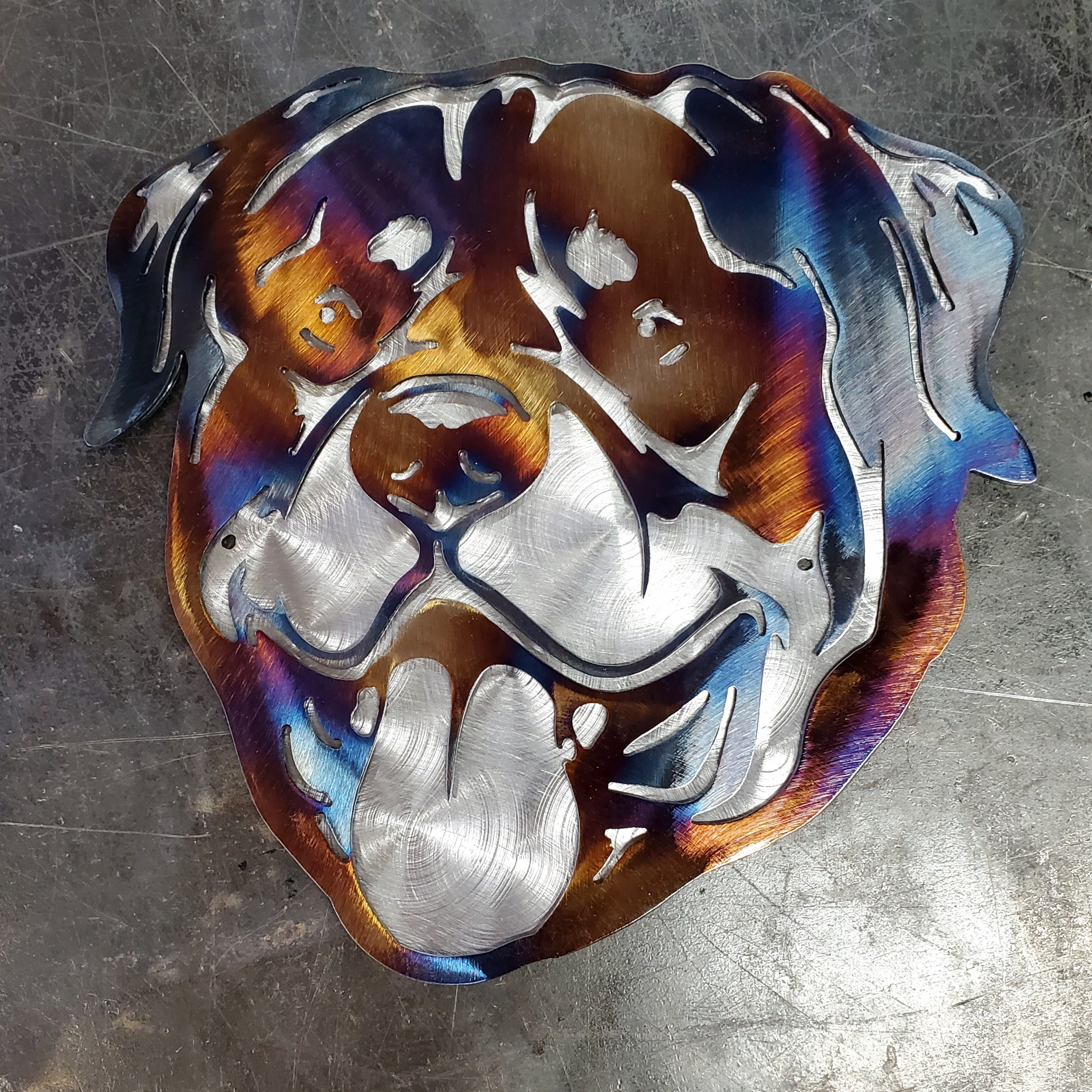 Rottweiler Metal Wall Art #3