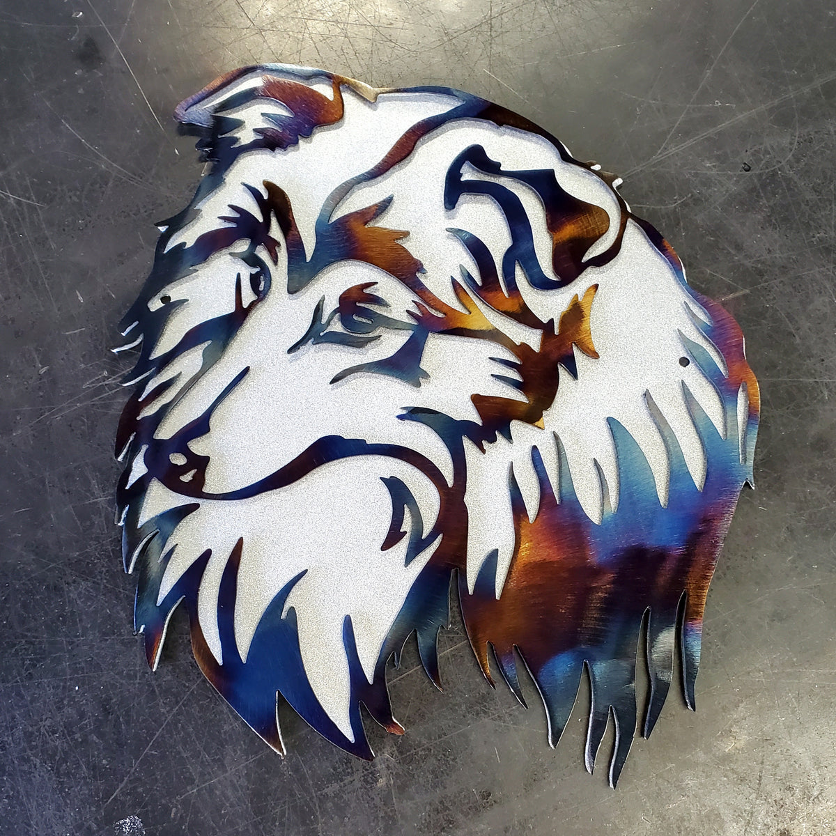 Sheltie Metal Wall Art
