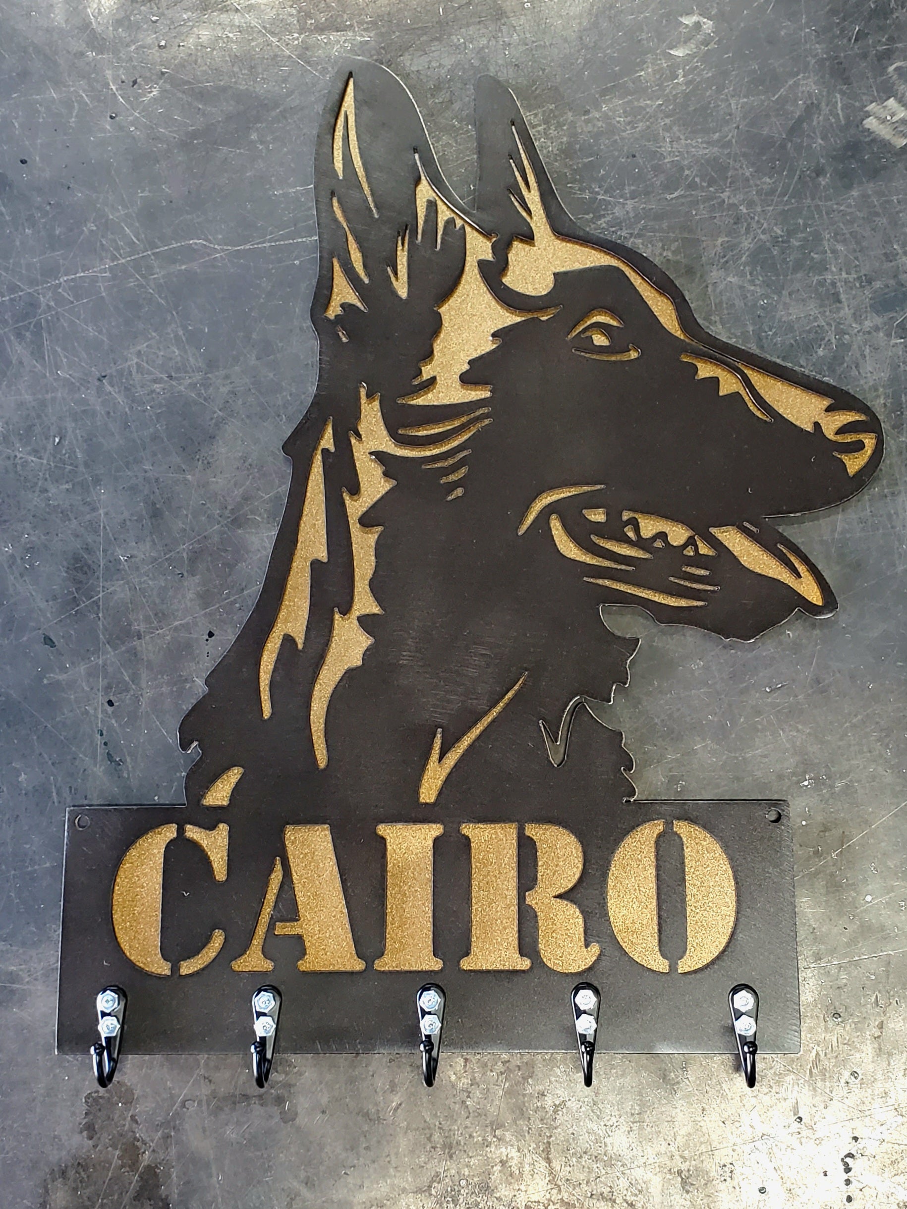 Belgian Malinois Key & Leash Hanger #2
