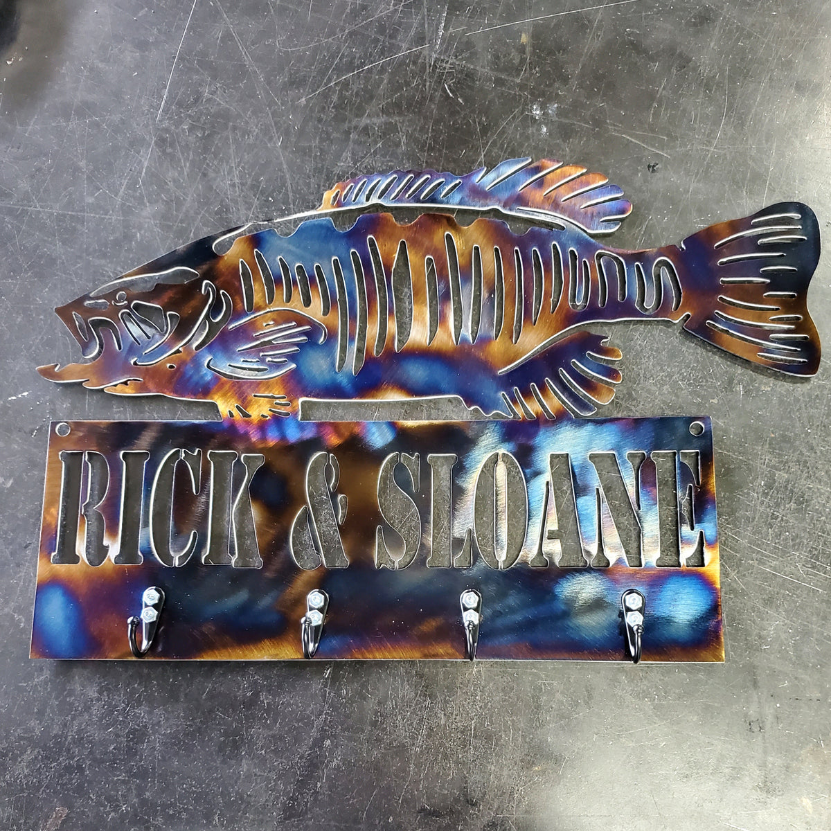 Smallmouth Bass Key & Leash Hanger