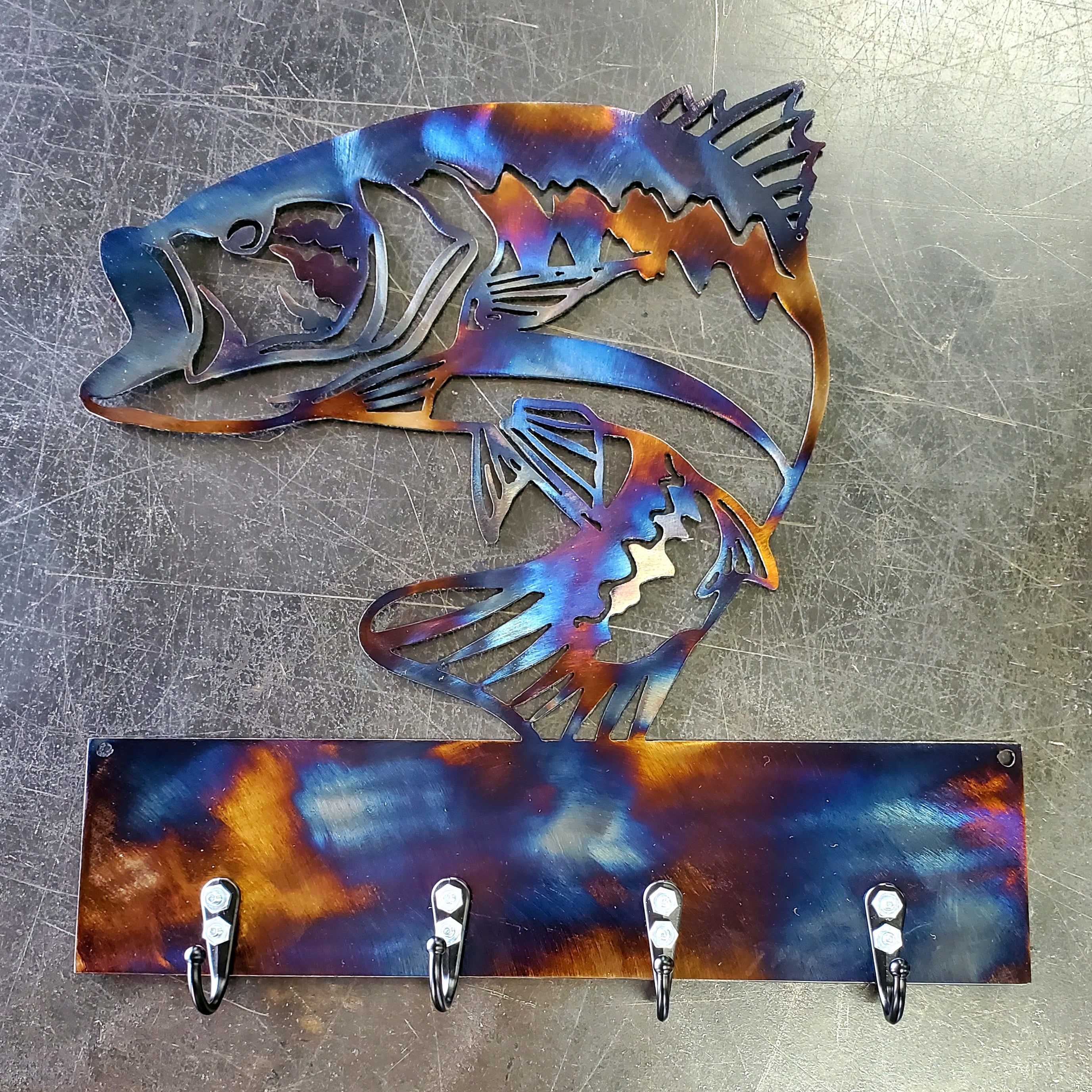 Largemouth Bass Key & Leash Hanger