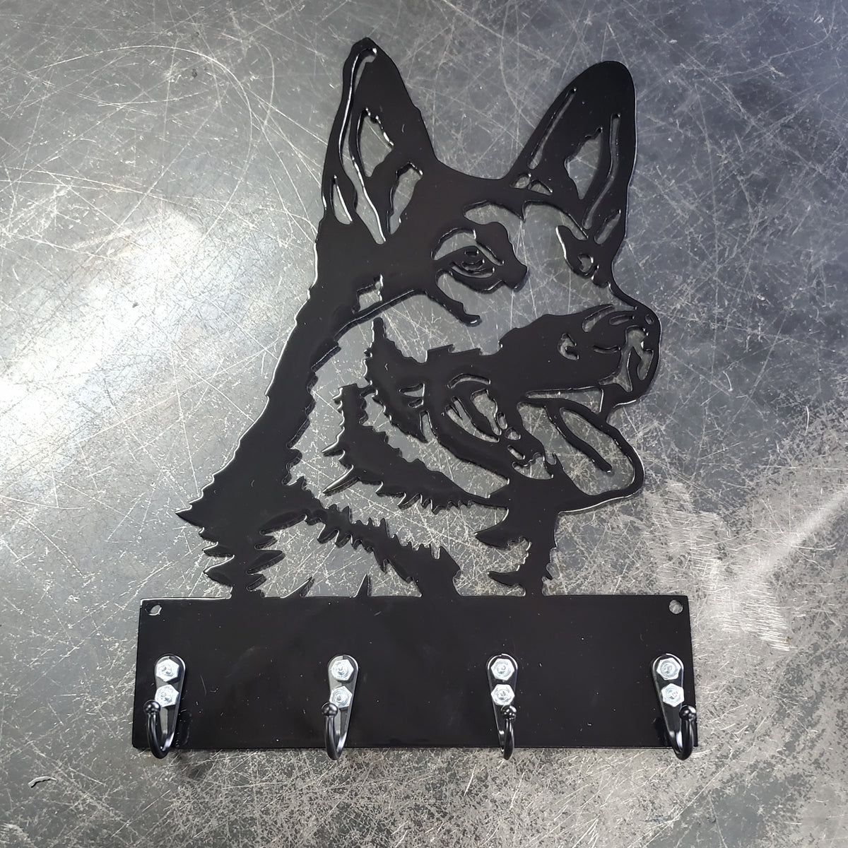 German Shepherd Key & Leash Hanger